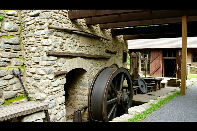 Saugus Iron Works blast furnace and forge site on a historic factory tour. Factory tour options checklist: how U.S. visitors compare 2027 formats