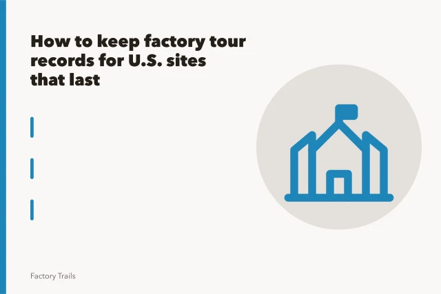 Slater Mill Historic Site stone mill and canal walk on factory tour route. How to keep factory tour records for U.S. sites that last