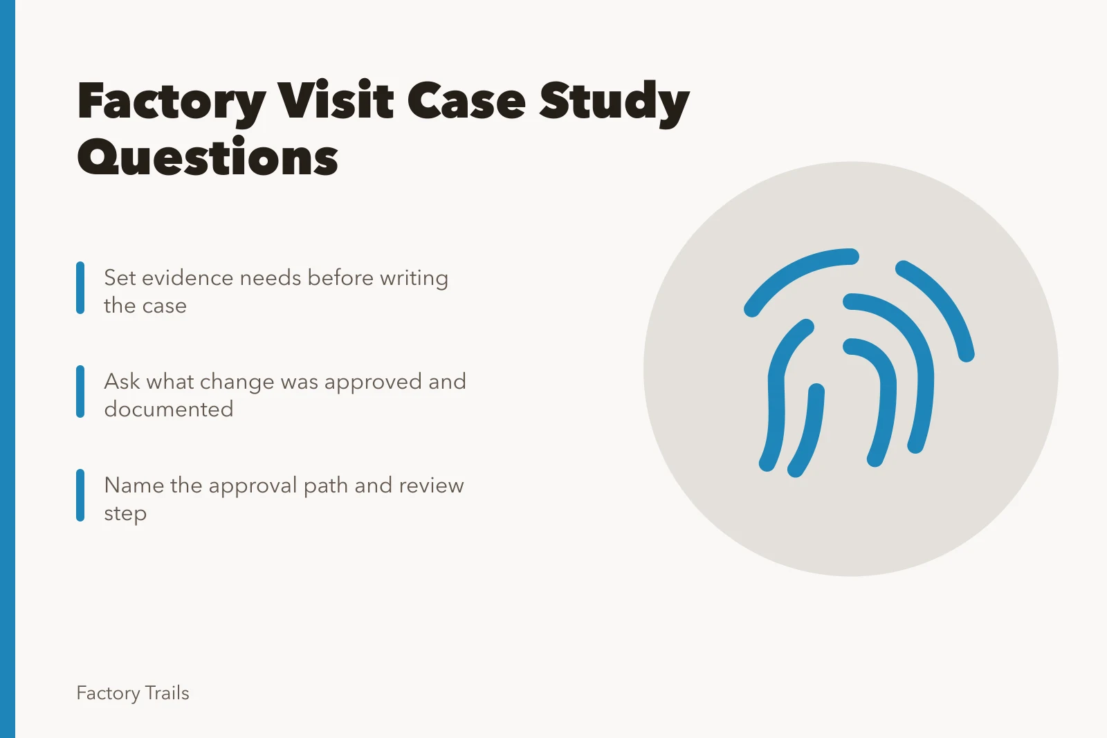 Card listing factory visit case study questions for evidence and approval. Working factory visits: case study questions to ask before you trust a claim