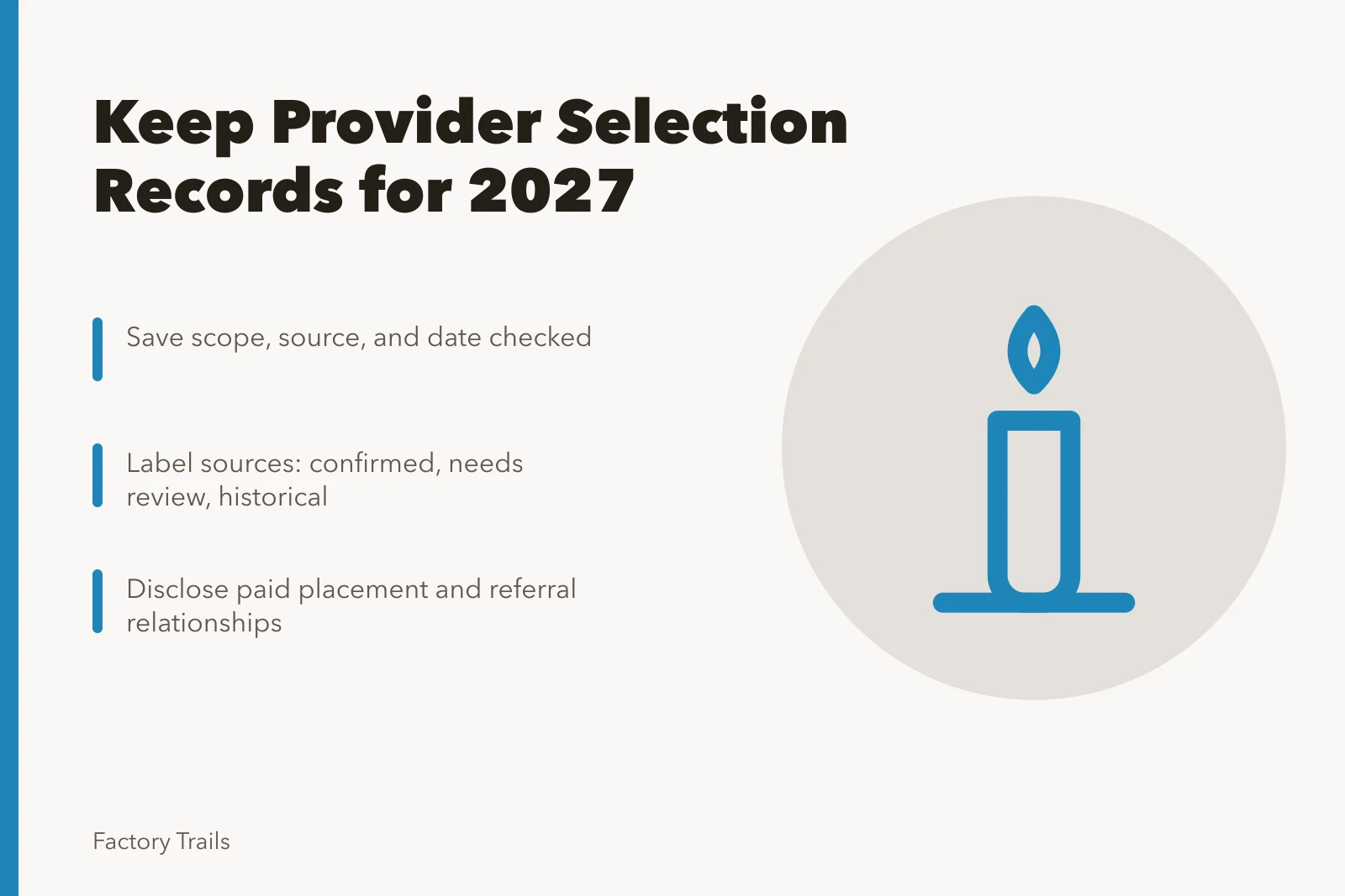Card on keeping industrial heritage travel provider selection records for 2027. How to keep industrial heritage travel provider selection records for 2027