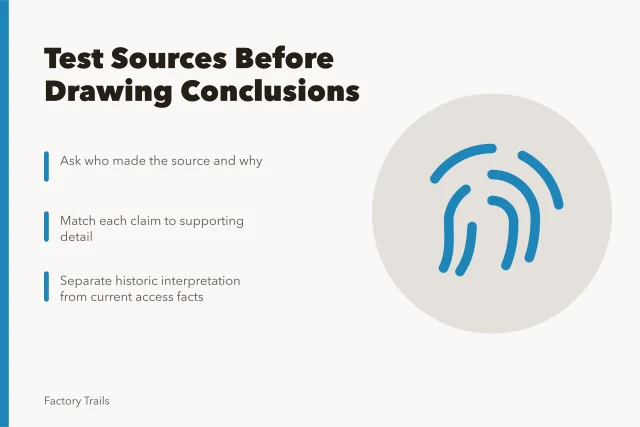 Checklist for verifying industrial sources before drawing conclusions. Industrial site interpretation mistakes: questions to ask before you draw a conclusion