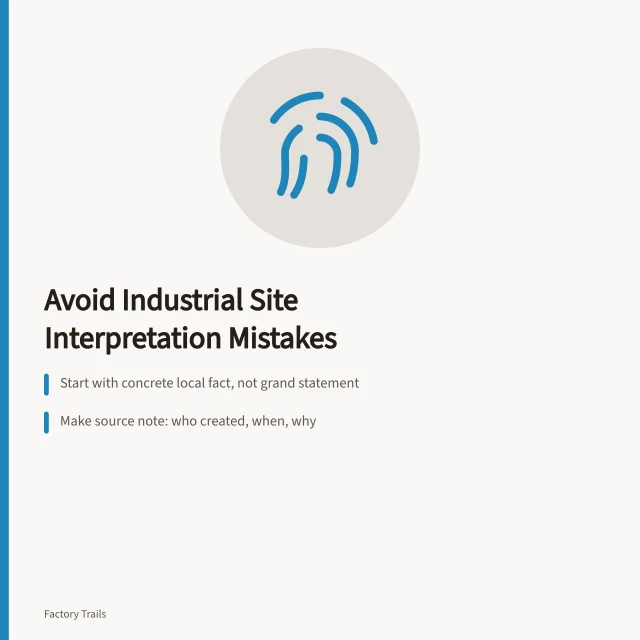 Card listing industrial site interpretation mistakes and practical checks. How to prevent industrial site interpretation mistakes before you publish