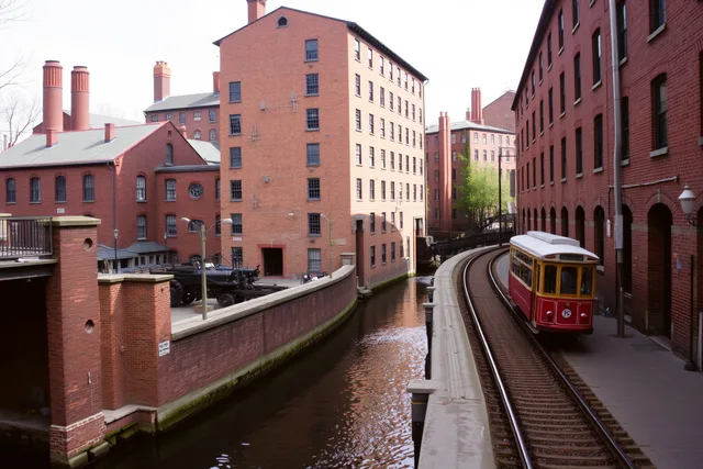 Lowell National Historical Park canal and brick mill buildings in Massachusetts. How to compare manufacturing museums across regions before you book travel