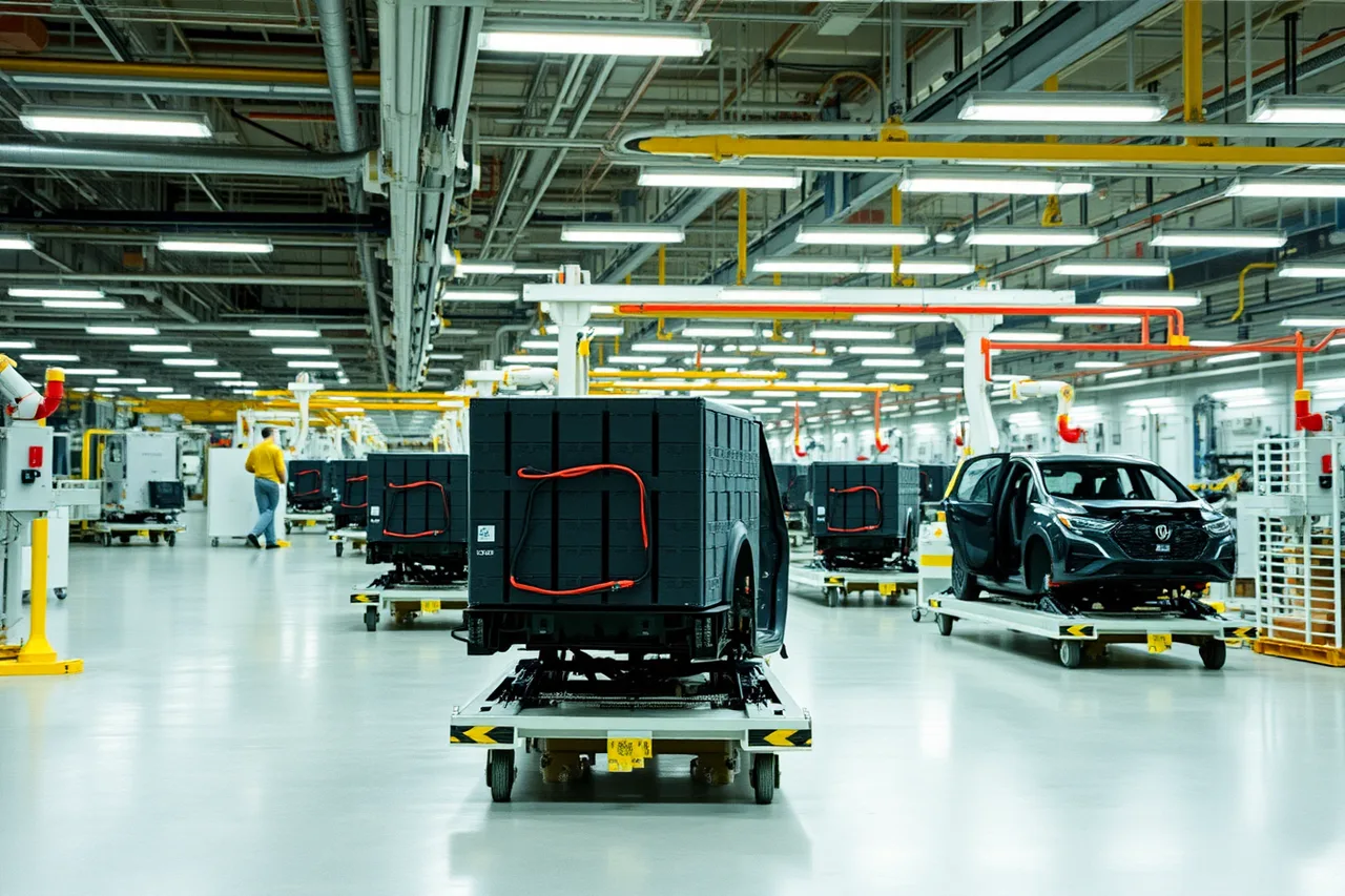 Battery packs moving into chassis at GM Factory Zero EV plant (Detroit auto plant tours and what the Big Three let visitors see)