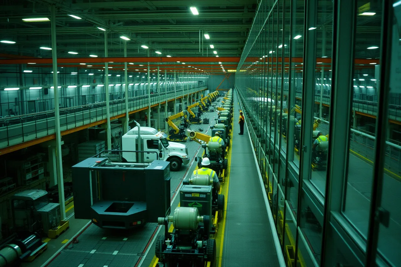 Elevated walkway overlooking the Ford Rouge assembly line (How to plan a Great Lakes industrial heritage road trip)