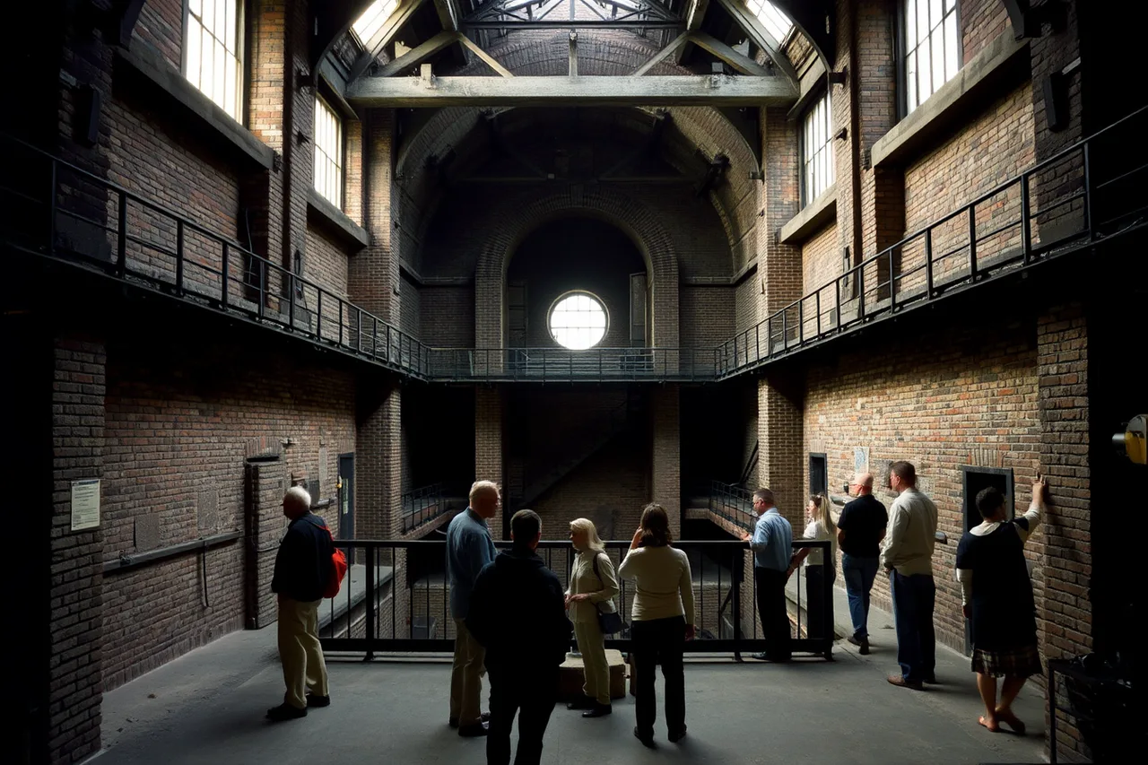 Visitors inside the cast house at Carrie Blast Furnaces (Pittsburgh vs Birmingham steel heritage trails compared)